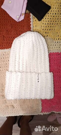 Теплый вязанный комплект