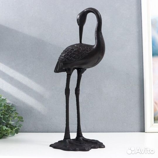 Сувенир чугун 'Цапля' 40х20х15 см