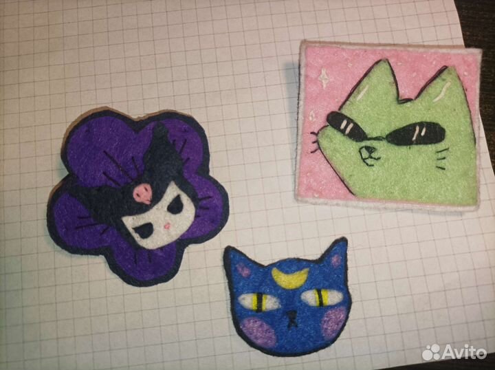 Брошь из фетра