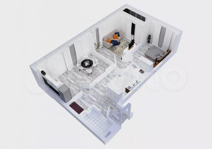 3-к. квартира, 68,6 м², 3/25 эт.