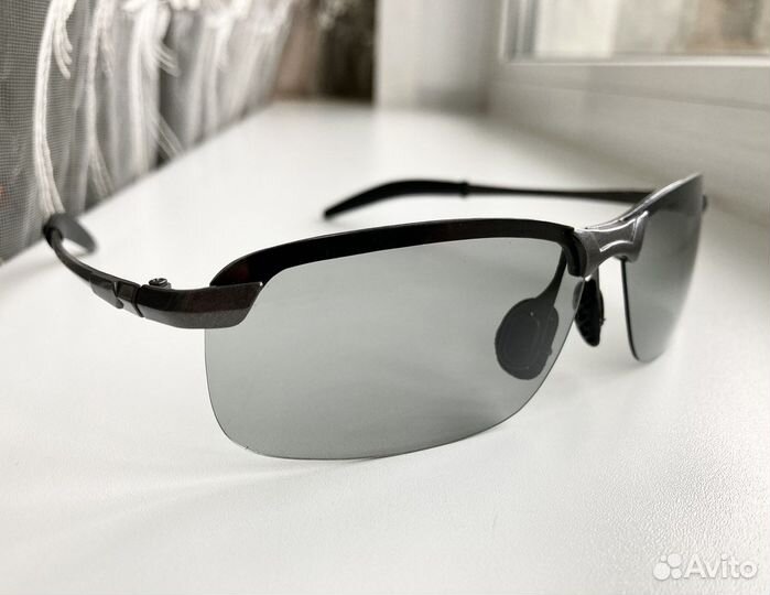 Металлические фотохромные бронзовые очки (дефект)