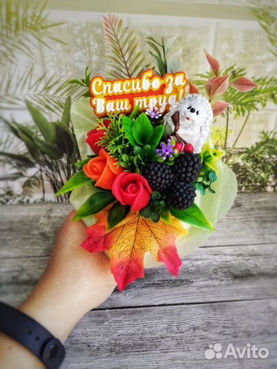 Букет из мыла