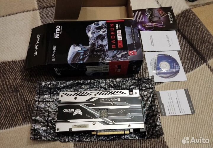 Видеокарта Sapphire nitro+ rx480 8gb