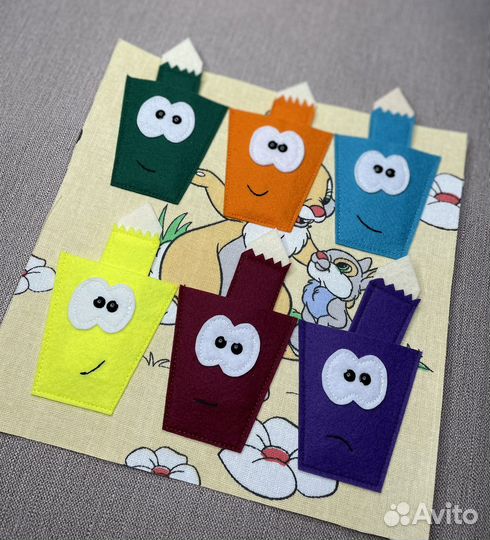 Детские книги из фетра