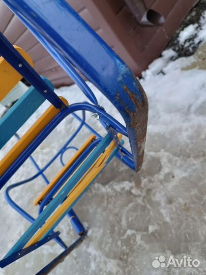 Санки для двойни без колес