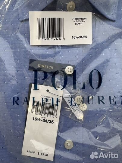 Сорочка мужская Ralph Lauren,новая,оригинал