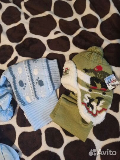 Комплект шапка, шарф