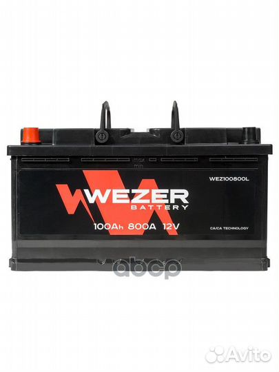 WEZ100800L аккумуляторная батарея 100Ah 800A +