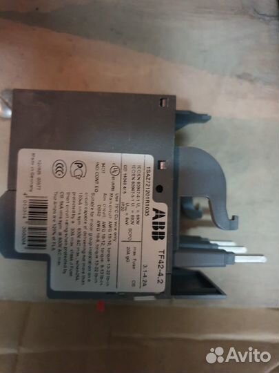 TF42-4.2 (3,10-4,2 A) Тепловое реле для AF09-AF38