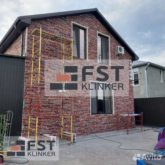 Гибкий кирпич на сетке с защитной пленкой