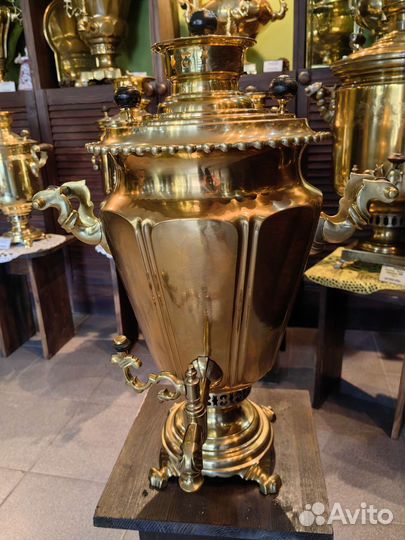 Дровяной самовар, старинный, царский