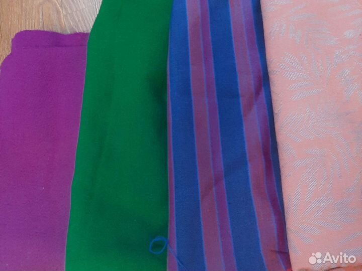 Отрез ткани СССР плюш, шесть