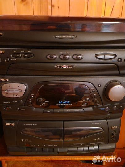 Музыкальный центр philips с винилом