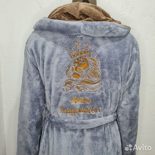 Именные мужские халаты