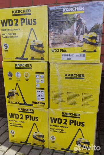 Пылесос Karcher WD 2 Plus V-12/4/18 хозяйственный