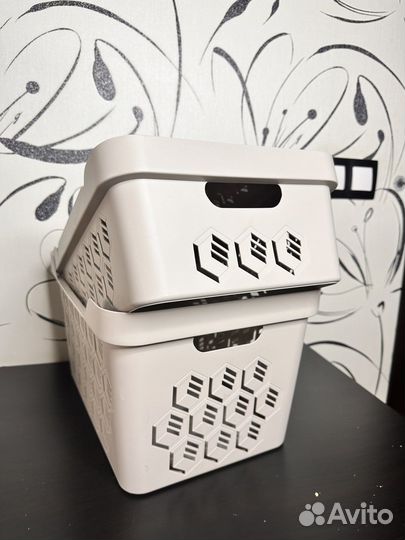 Контейнеры пластиковые ящики для хранения корзинка