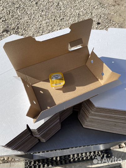 Контейнер бумажный для закусок/снеков