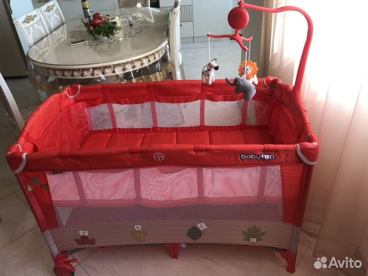 Манеж кровать babyton