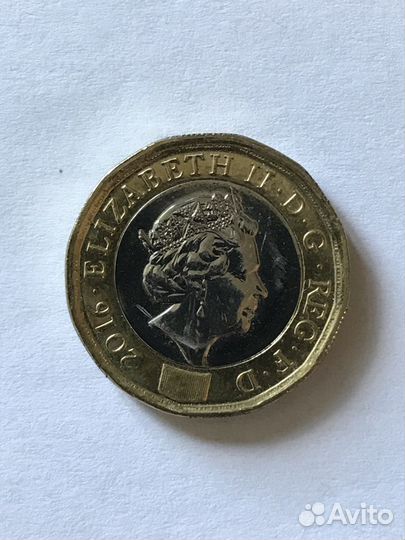 2 фунта великобритания (1+1) UNC (1983&2016)