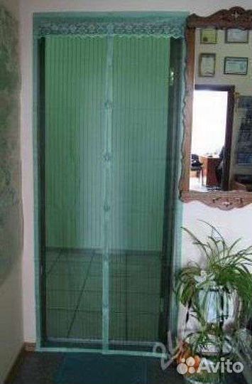 Антимоскитная сетка на дверь 90 на 210