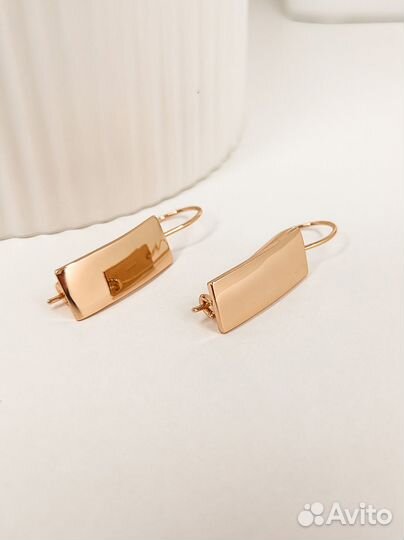 Серьги классические