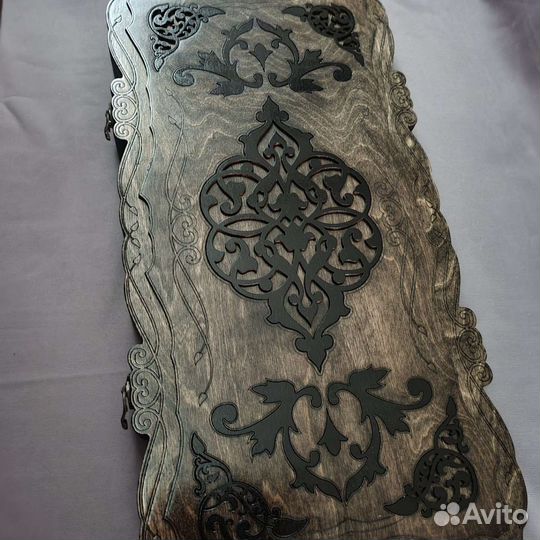 Нарды ручной работы со стеклом