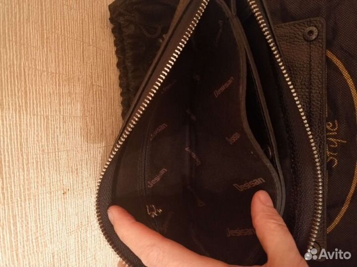 Мужская кожаная сумка новая