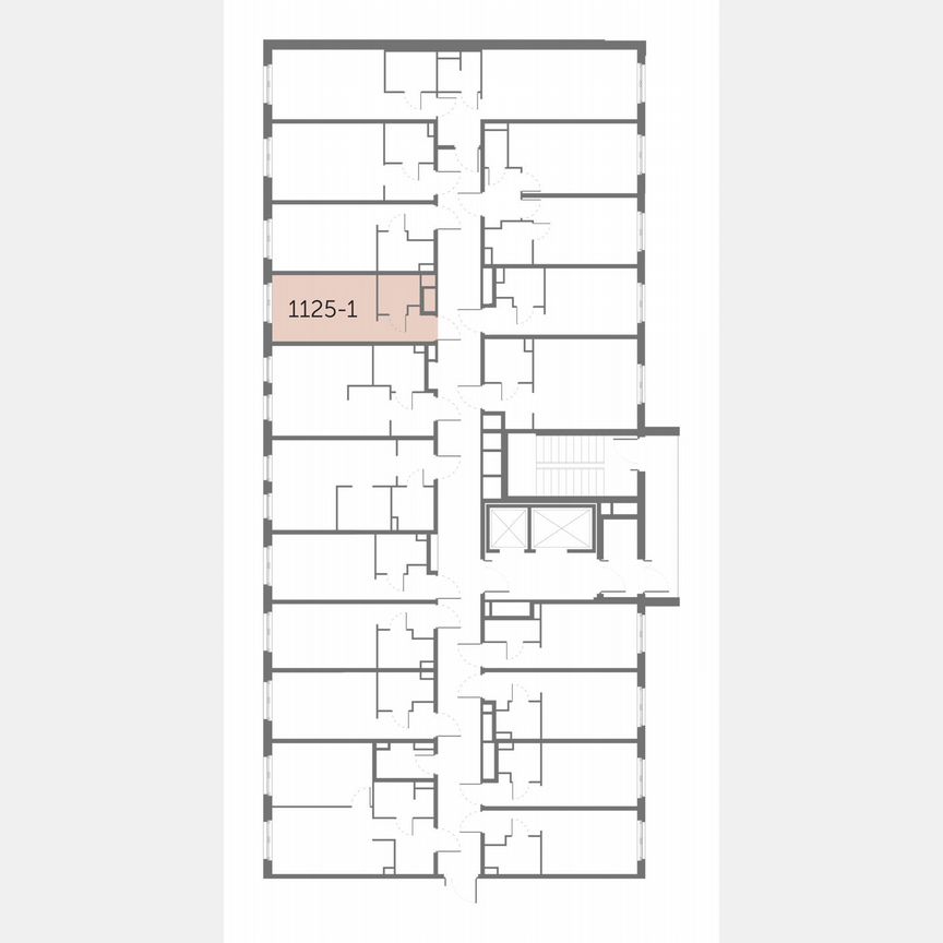 Апартаменты-студия, 19,8 м², 11/17 эт.