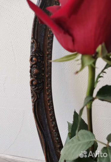 Рамка для зеркала винтажная металлическая 76*49см