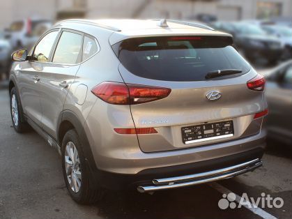 Защита заднего бампера Hyundai Tucson 2018