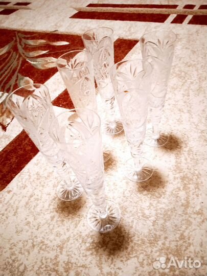 Фужер, хрустальная ваза