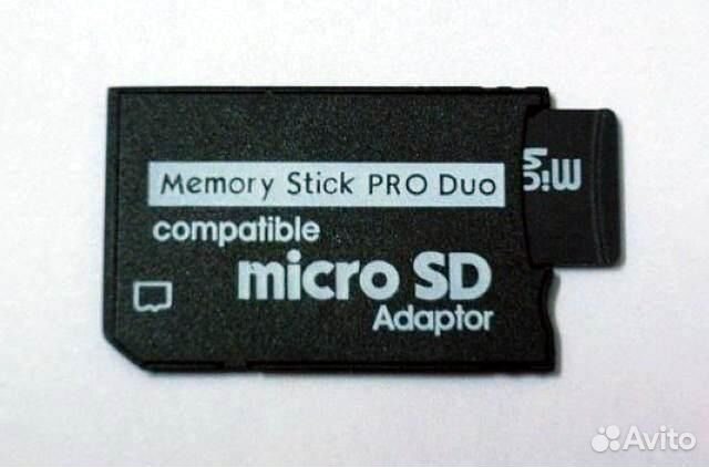 Адаптер-переходник microSD под Sony Memory Stick P