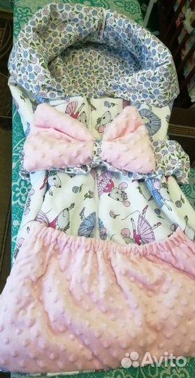 Конверт на выписку новорождённого из роддома