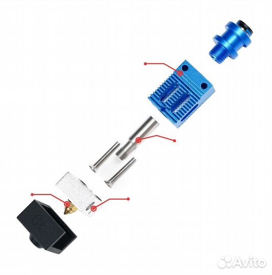 Хотэнд CR10 (Bowden) сквозной