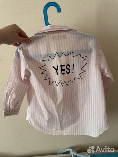 Рубашка детская zara 5 лет 110 для девочки