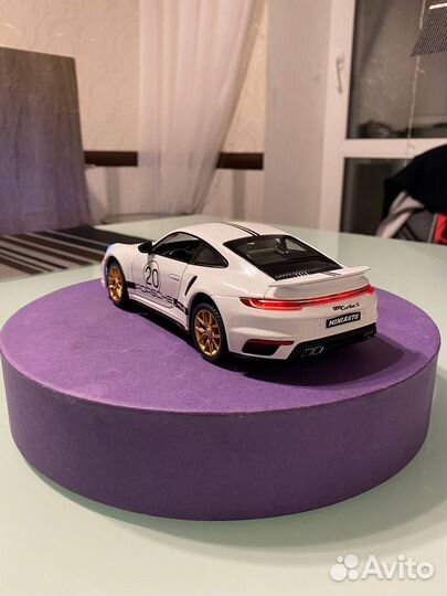 Машинка детская Porsche 911 Turbo S 1:24