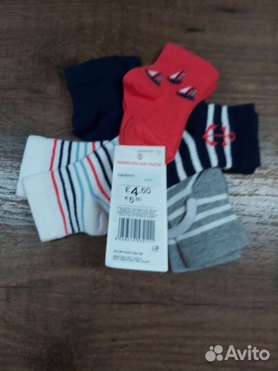 Носки детские от 0 до 6 месяцев