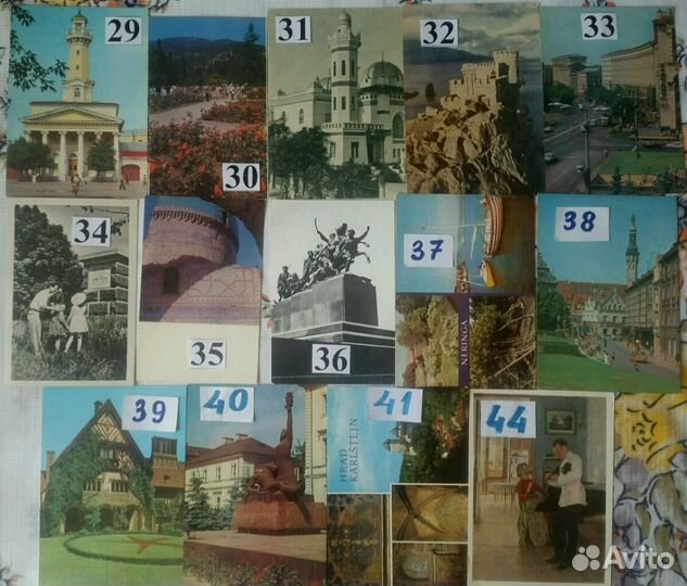 Комплекты открыток СССР 1961-1989 годов