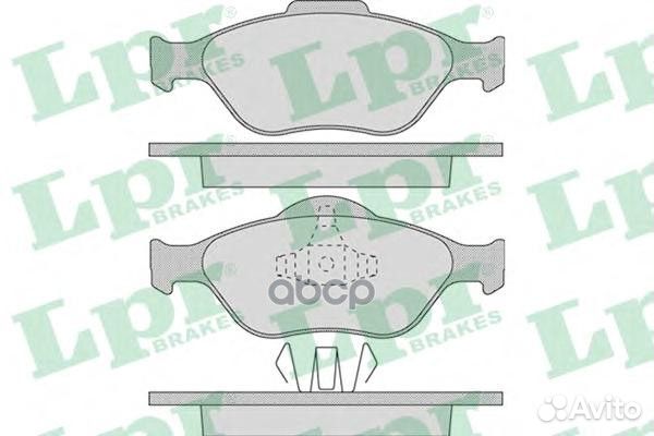 Комплект тормозных колодок 05P949 05P949 Lpr