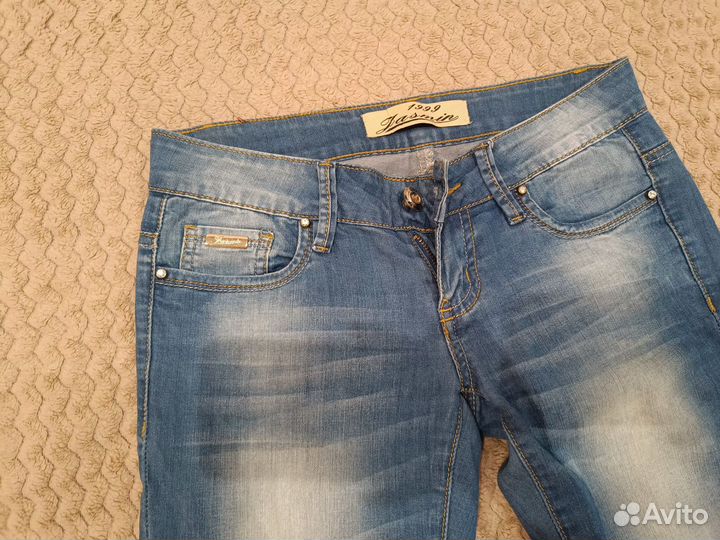 Джинсы с низкой посадкой 42 (slim fit)
