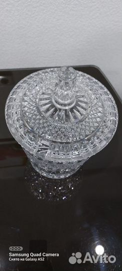 Крюшонница хрустальная. Богемия. Чехословакия