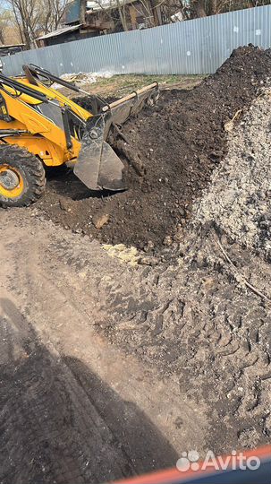 Песок щебень услуги трактора