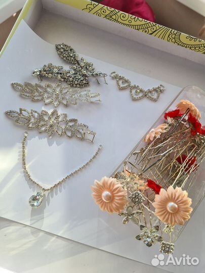 Украшения для волос целая коробка