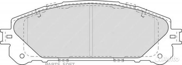 Ferodo FDB4354 FDB4354 GDB3484 0446548150 колодки