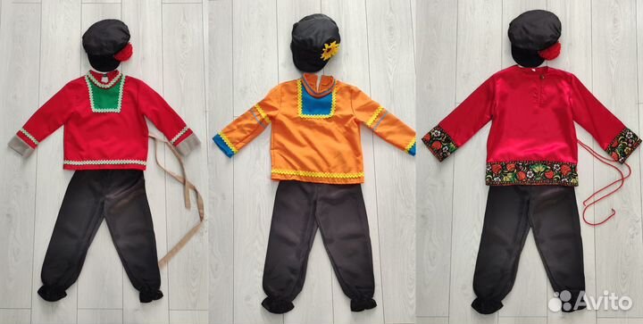 Русские народные костюмы, аренда