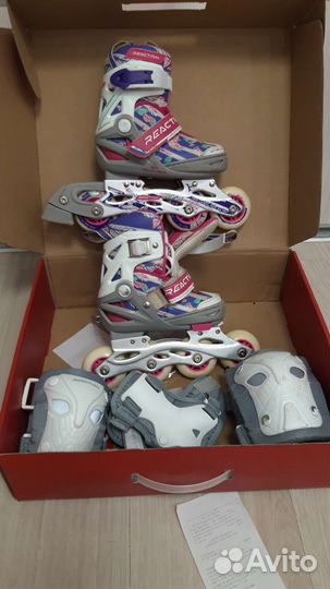 Роликовые коньки детские раздвижные