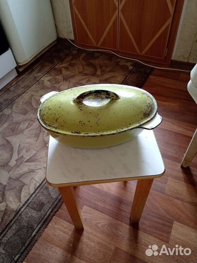 Утятница чугунная эмалированная 2.5л