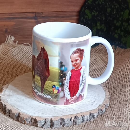 Печать фото на кружке. Сублимация