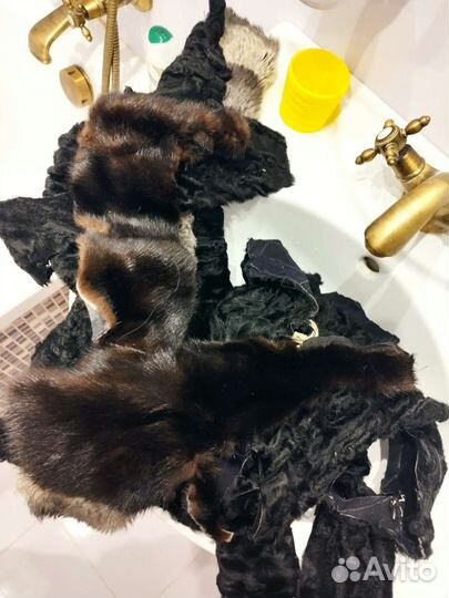 Мех натуральный кусочки