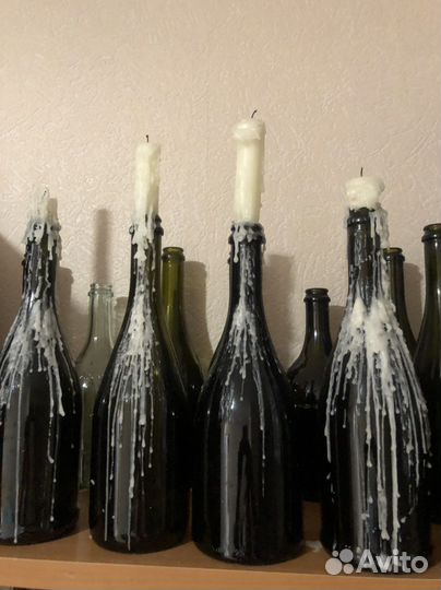 Подсвечник стекло hand made